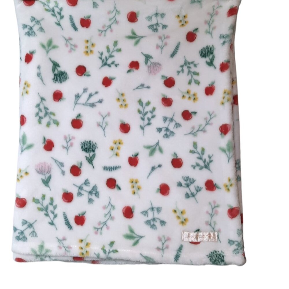 Blankets & Beyond Apples Security Lovey Blanket 31" X 28"